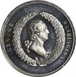 (ca. 1885) Washington Monument Medal. Second Obverse. White Metal. 44 mm. Musante GW-1005, Baker O-3