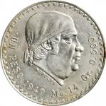 MEXICO. Peso, 1949-Mo. Mexico City Mint. PCGS AU-58.