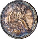 1875 Liberty Seated Half Dollar. Proof-65 (PCGS). CAC.