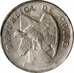 CHILE. 10 Centavos, 1919-So. Santiago Mint. PCGS MS-67.