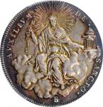 ITALY. Papal States. 1/2 Scudo, 1823-B. Sede Vacante. PCGS AU-55 Gold Shield.
