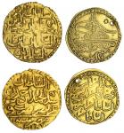Pair of Islamic Gold coins: Aghlabid. Muhammad I (AH 226-242/840-856 AD), Dinar, AH 232. 4.22 gms. g