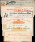 Lot of (6) Western Checks. Very Fine to About Uncirculated.