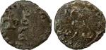 Ancient - Central Asia. TIRMIDH (TERMEZ): Unknown ruler, ca. 7th century, AE cash (3.47g), Zeno-2713