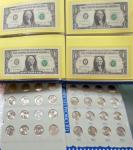 USA: 1999 - 2008 Collection of "States of 50" 25c. x 100 diif in official HE Harris album. Another a