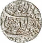 1621年印度1 卢比。苏拉特铸币厰。INDIA. Mughal Empire. Rupee, AH 1030 (1621) (Farwardin). Surat Mint. Jahangir. NG