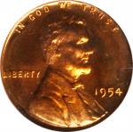 1954 Lincoln Cent. Proof-67 RD Cameo (PCGS).