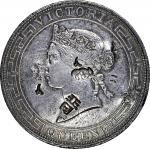 Hong Kong, silver dollar, $1, 1867, chopmarks,NGC AU Details Chopmarked NGC Cert. # 3957226-018.