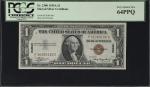 Lot of (2) Fr. 2300. 1935A $1 Hawaii Emergency Notes. PCGS Currency 64 PPQ. Consecutive.