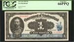 1920加拿大纽芬兰政府1圆  PCGS Currency 66