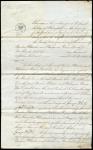 Burton, Uttoxeter and Ashbourne Bank, ｣5, ca 1840/1850, handstamped serial number R 535, black and w