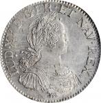 FRANCE. Ecu, 1725-A. Paris Mint. Louis XV. PCGS MS-63 Gold Shield.