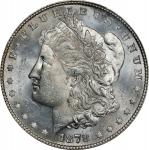 1878 Morgan Silver Dollar. 7 Tailfeathers. Reverse of 1878. MS-64 (PCGS).