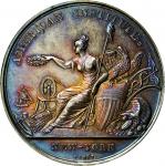 1837 American Institute, New York Medal. Silver. 51 mm. By Moritz Furst. Julian AM-3, Neuzil-56, Har