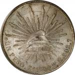 MEXICO. Peso, 1900-Zs FZ. Zacatecas Mint. PCGS MS-64.