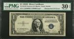 Fr. 1613N. 1935D $1 Silver Certificate. PMG Very Fine 30 EPQ. Mismatched Serial Number Error.