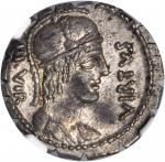 ROMAN REPUBLIC. Mn. Aquillius Mn.f. Mn.n. AR Denarius Serratus (4.05 gms), Rome Mint, ca. 71 B.C. NG
