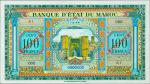 MOROCCO. Banque DEtat Du Maroc. 100 Francs, 1.3.44. P-27s. Specimen. Uncirculated.