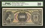 MEXICO. Banco de Jalisco. 100 Pesos, 1910-11. P-S325a. PMG Very Fine 30.