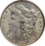 1887 Morgan Silver Dollar. MS-65 (PCGS). OGH.