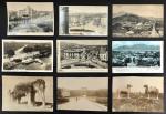 1900-1960年代南京各时期照片及明信片一组共9 件; 包括南京城门，明皇陵，南京城内景，中山东路等，品相不一.
