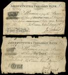 Aberystwith & Tregaron Bank (Evans, Jones, Davies & Co), ｣1, 9 August 1813, serial number G 99, blac