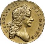 GREAT BRITAIN. 5 Guineas, 1682. London Mint. Charles II. PCGS Genuine--Repaired, AU Details.