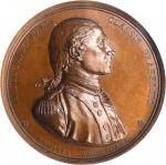 1779 (1845-1860) Captain John Paul Jones / Bonhomme Richard vs. Serapis Naval Medal. Paris Mint Rest
