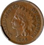 1866 Indian Cent. EF-45 (PCGS).
