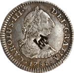 EAST ASIA. China - Mexico. Real, 1781-Mo FF. Mexico City Mint. Charles III. PCGS Genuine--Chopmark, 