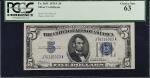 Lot of (4). Fr. 1651, 1653 & 1656. 1934A-53A $5 Silver Certificates. PCGS Currency Choice New 63 to 