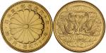 昭和六十一年日本国御在位六十年纪念拾万円金币，带原包装，UNC，少见