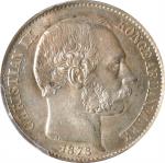 DANISH WEST INDIES. 20 Cents, 1878. Copenhagen Mint. Christian IX. PCGS MS-61.