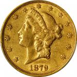 美国1879-S年20美元金币。