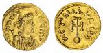 Constantine IV Pogonatus (668-685), AV Tremissis, AD 668-681, Constantinopolis, Officina S, diademed