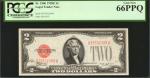 Fr. 1506. 1928-E $2 Legal Tender Note. PCGS Currency Gem New 66 PPQ.