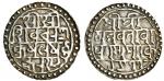 Cooch Behar, Nara Narayan (1487-1555), broad-flan Tanka, 36mm, 9.92g, Sk.1477, legends in Nagari: &#