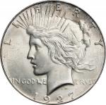 1927 Peace Silver Dollar. MS-65 (PCGS).