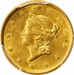 1851 Gold Dollar. AU-58 (PCGS).