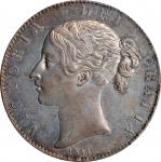 GREAT BRITAIN. Crown, 1844. London Mint. Victoria. PCGS MS-61.