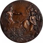 1901 Yale University Bicentennial Medal. Bronze. 69.8 mm. By Bela Lyon Pratt. About Uncirculated.
