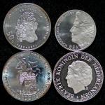 NETHERLANDS Kingdom 連合王国 Lot of Crown Size Silver Coins クラウンサイズ銀貨 返品不可 要下見 Sold as is No returns UNC