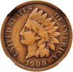 1908-S Indian Cent. VF-20 BN (NGC).