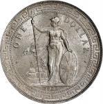 1900-B年英国贸易银元站洋壹圆银币。孟买铸币厂。GREAT BRITAIN. Trade Dollar, 1900-B. Bombay Mint. Victoria. NGC MS-64.