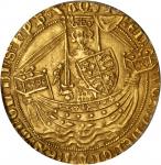 GREAT BRITAIN. Noble, ND (ca.1361-69). London Mint. Edward III (1327-77). PCGS Genuine--Edge Repaire