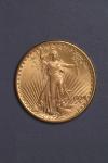 1924年美国自由女神像20美元金币一枚