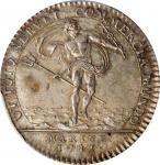 1755 Franco-American Jeton. The Argonauts and the Golden Fleece. Lecompte-159. Silver. Reeded Edge. 