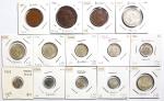 1924-59年澳洲钱币一组14枚，半便士至两先令，部分为银币，除2-3枚外，大多UNC品相