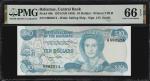 BAHAMAS. Central Bank of the Bahamas. 10 Dollars, 1974 (ND 1984). P-46b. PMG Gem Uncirculated 66 EPQ