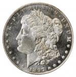1897-S Morgan Silver Dollar. MS-64 DMPL (PCGS). OGH.